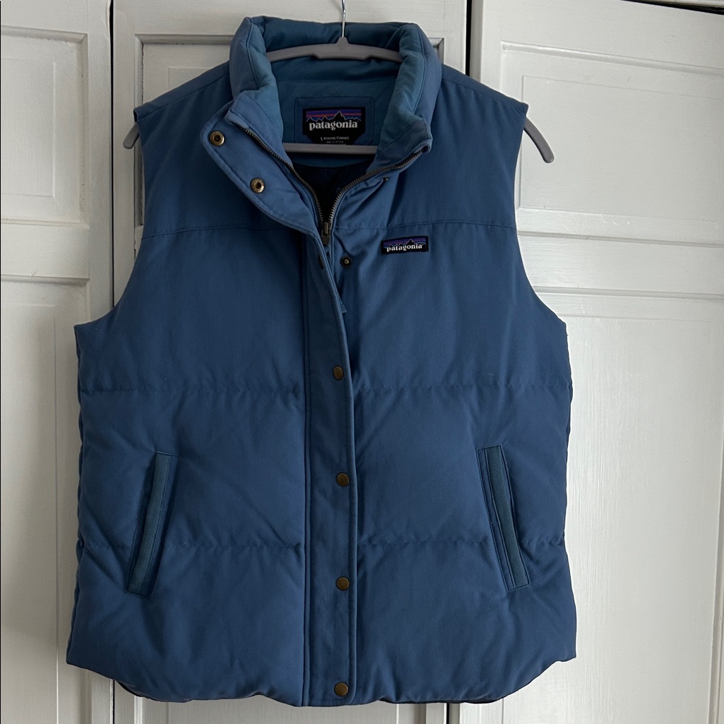 Patagonia Steel Blue Insulated Vest - Large